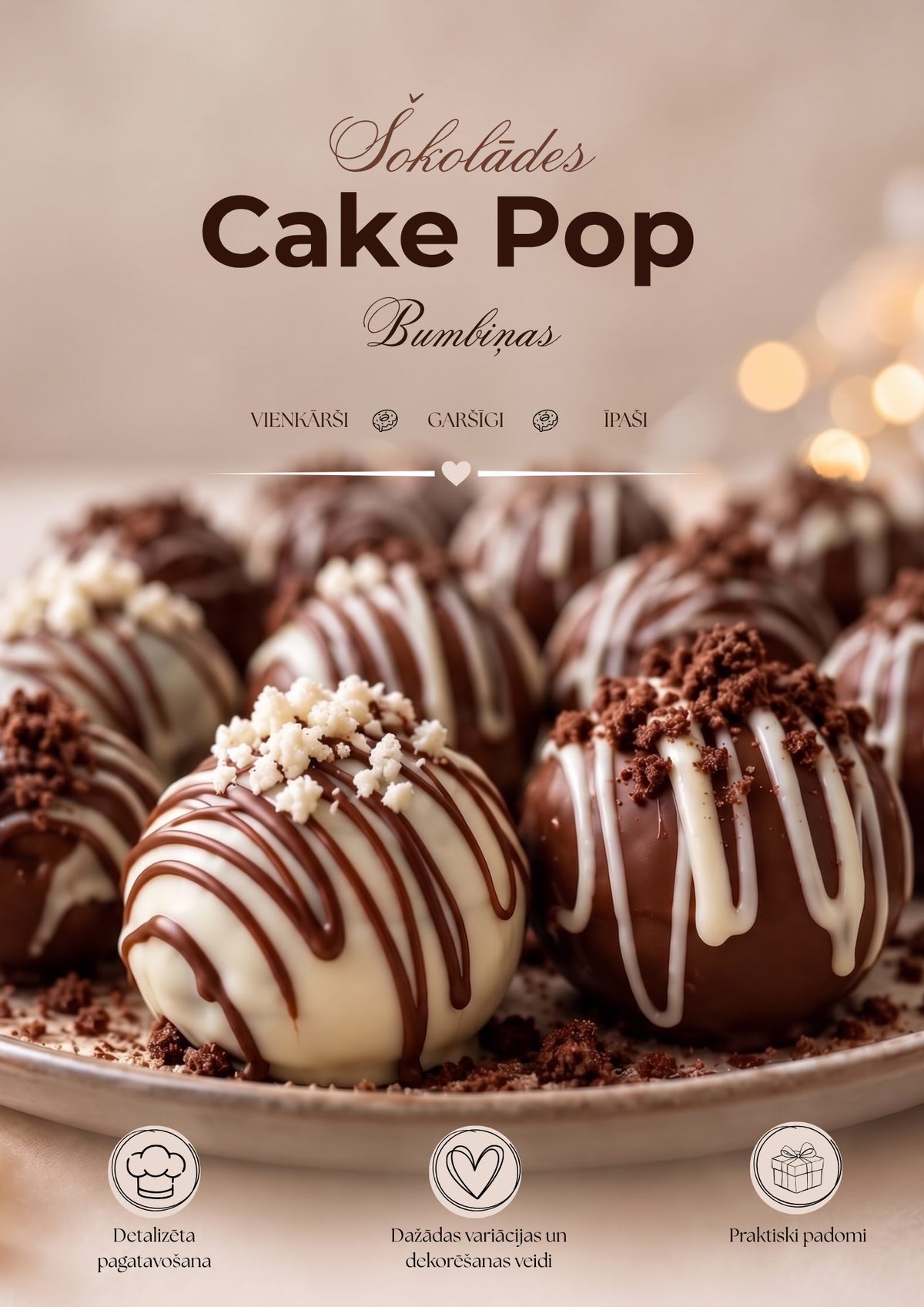 Šokolādes Cake Pop
