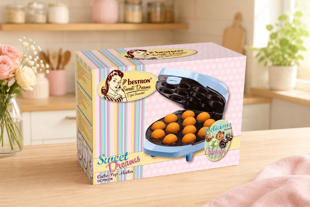 Bestron Cake Pop panna, zilā krāsā