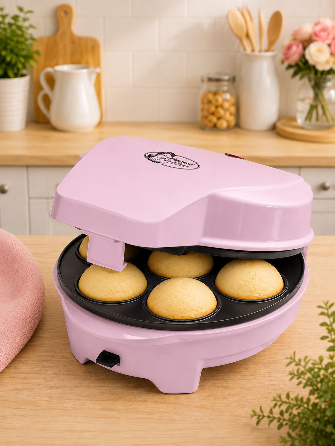 Bestron Multi panna 3 in 1, Rozā krāsā